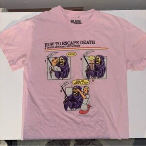 Zumiez Black Matter How To Escape Death Pink T-Shirt